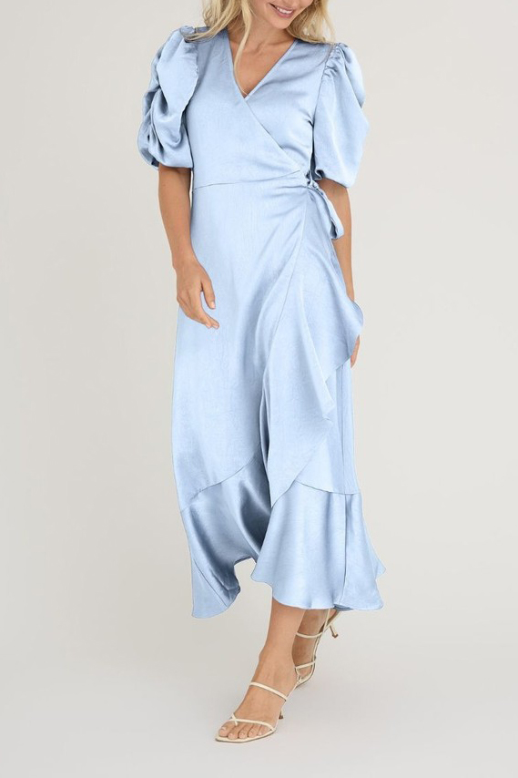A-View - Kjole - Sinda Dress - Light Blue