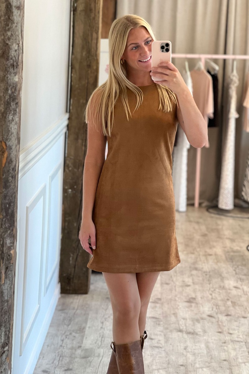A-View - Kjole - Tanni Dress - Camel