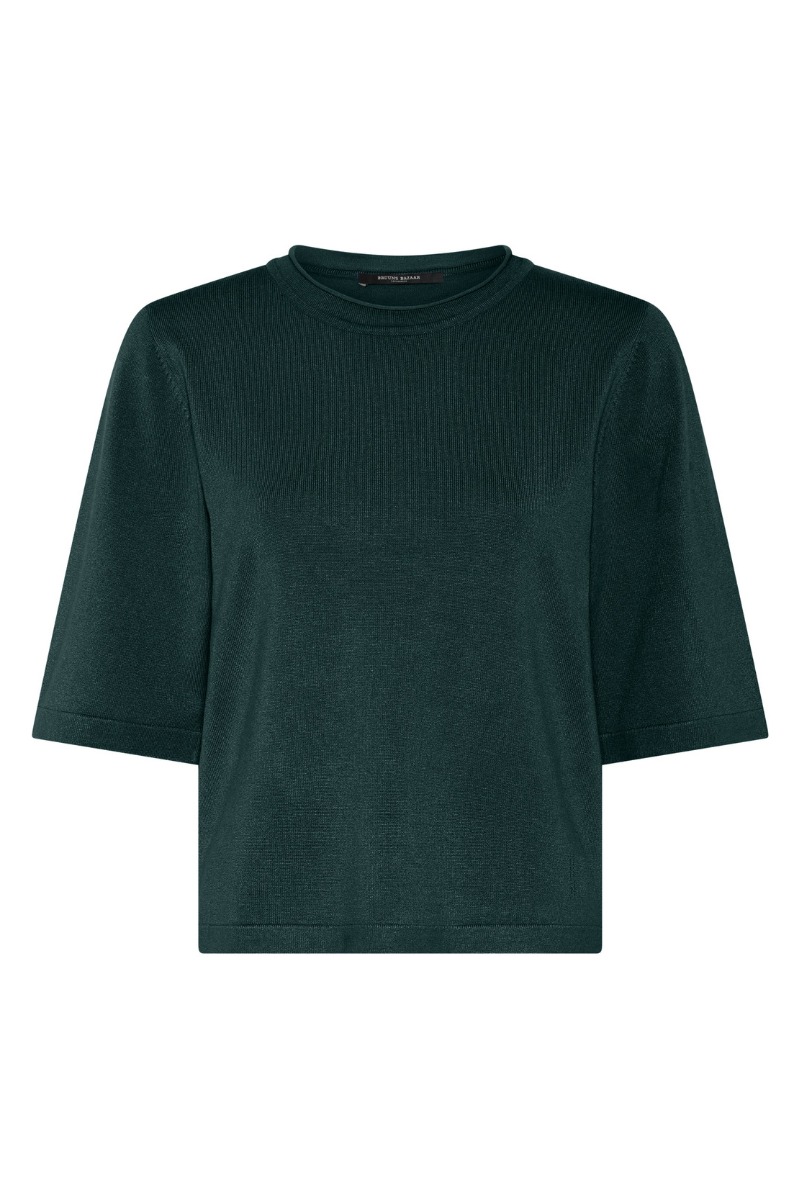 Bruuns Bazaar - Bluse - AnemoneBBAndra knit - Dark green