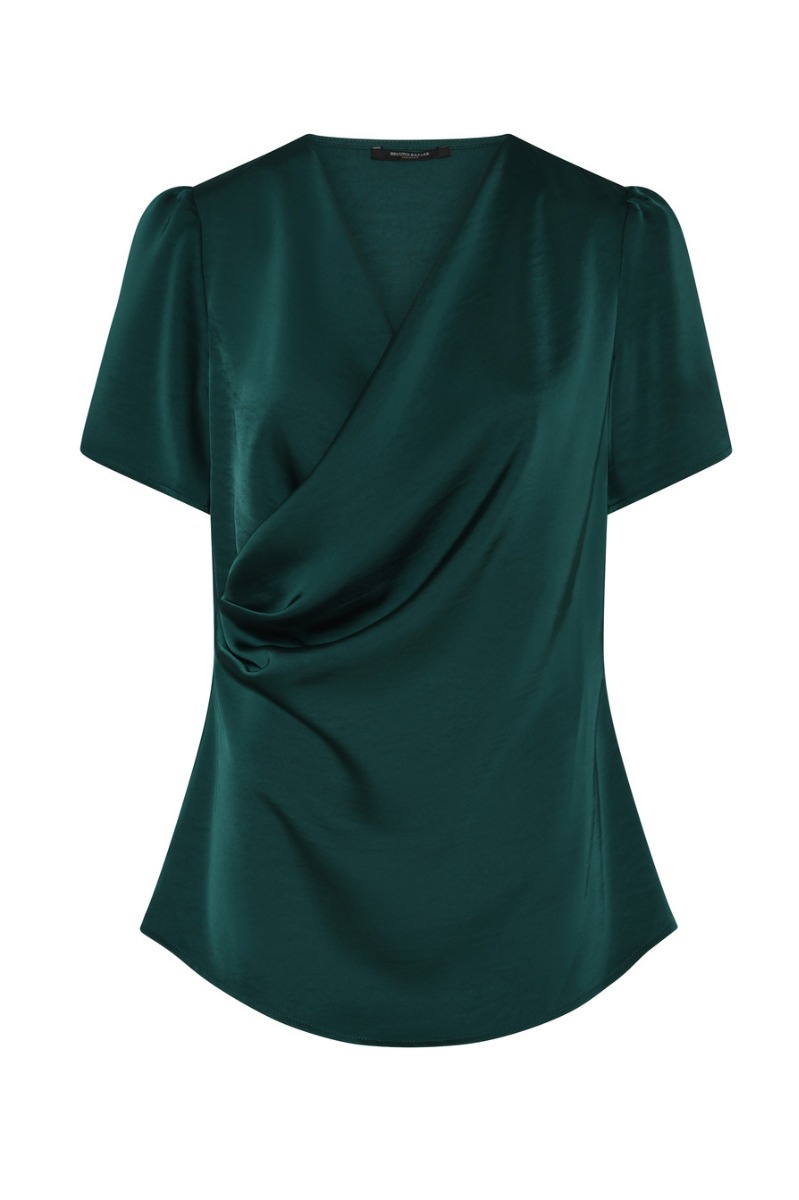 Bruuns Bazaar - Bluse - BeckiaBBNeemy Blouse - Dark green
