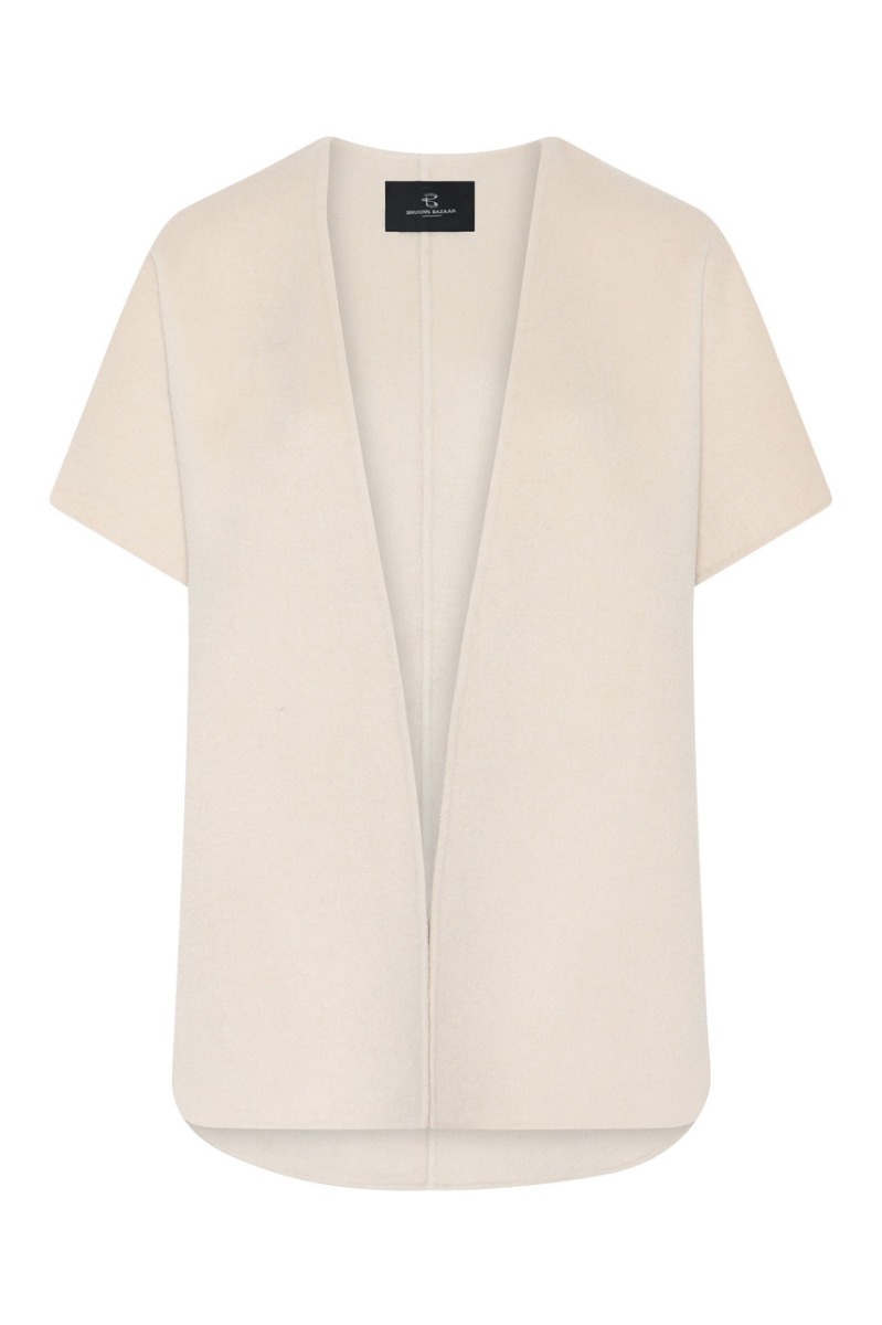 Bruuns Bazaar - Bluse - Violet Marlina waistcoat - Kit (Levering midt december)