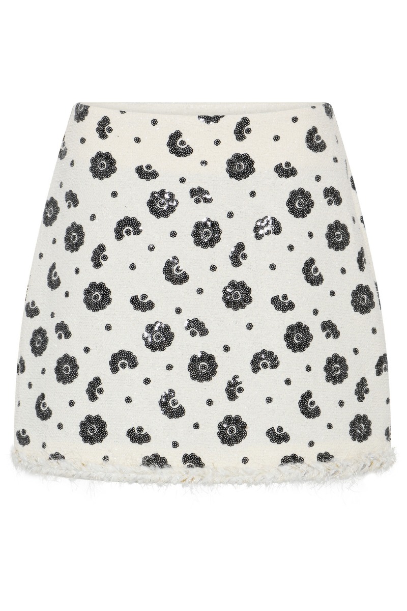 Bruuns Bazaar - Nederdel - Brittle Siane skirt - Cream