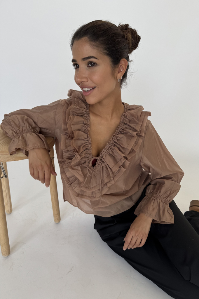 Continue - Bluse - Jody L/S - Nougat