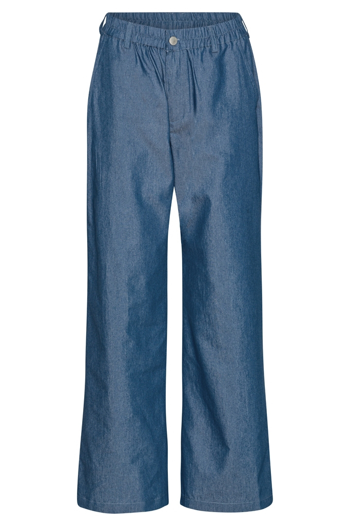 Continue - Bukser - Roberta chambre - Medium Blue