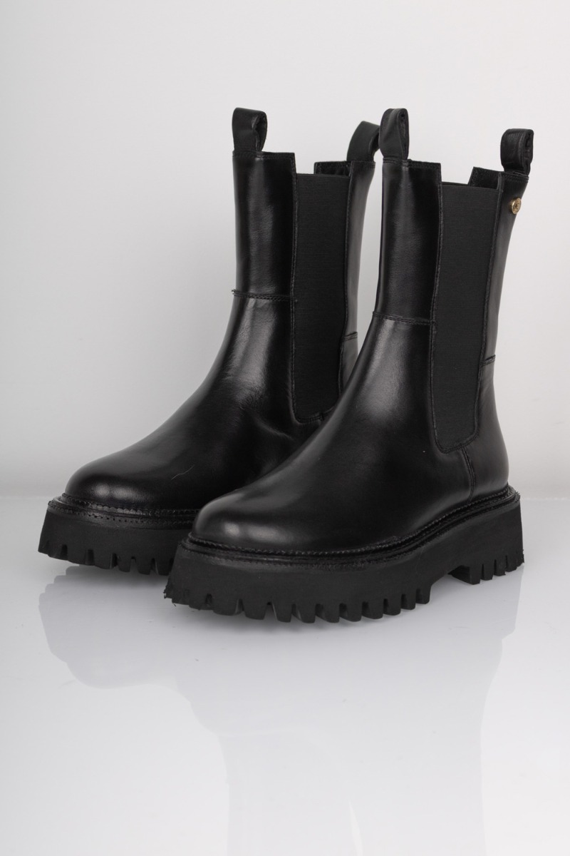 Copenhagen Shoes - Støvler - Lemon (Plain Color) - Black