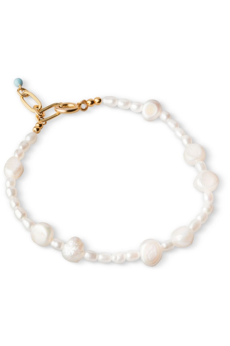 Enamel - Armbånd - Pearlie Bracelet - Gold Enamel - Armbånd - Pearlie Bracelet - Gold