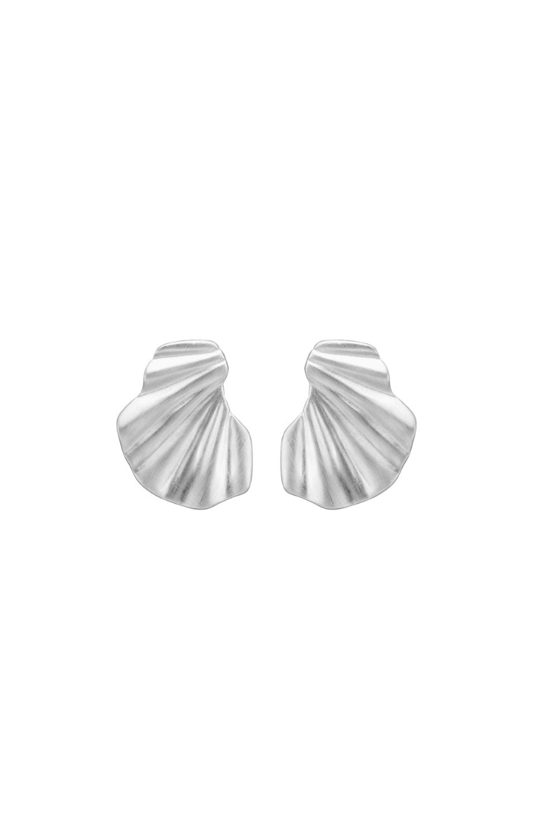 Enamel - Øreringe - Wave Erring - Silver
