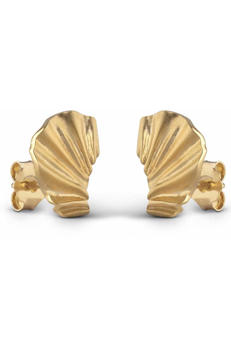 Enamel - Øreringe - Wave - Gold