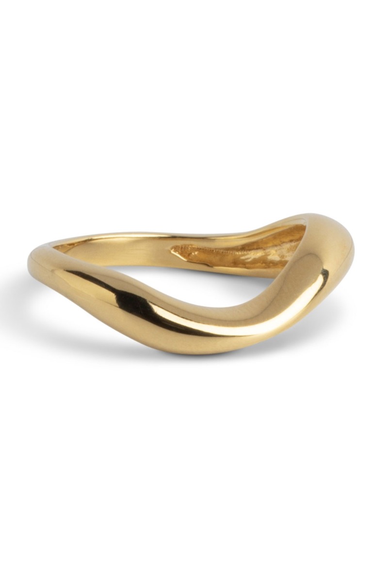 Enamel - Ring - Agnete Small - Gold Enamel - Ring - Agnete Small - Gold