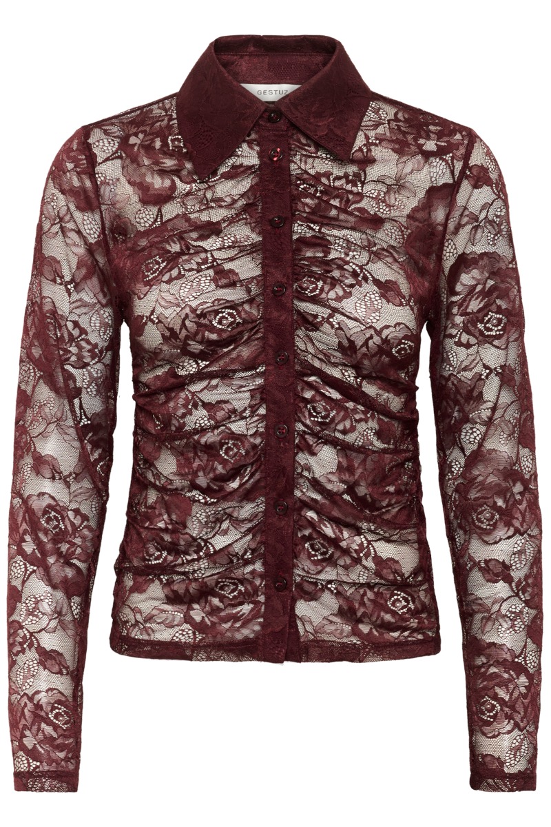 Gestuz - Skjorte - Leala Shirt - Aronia