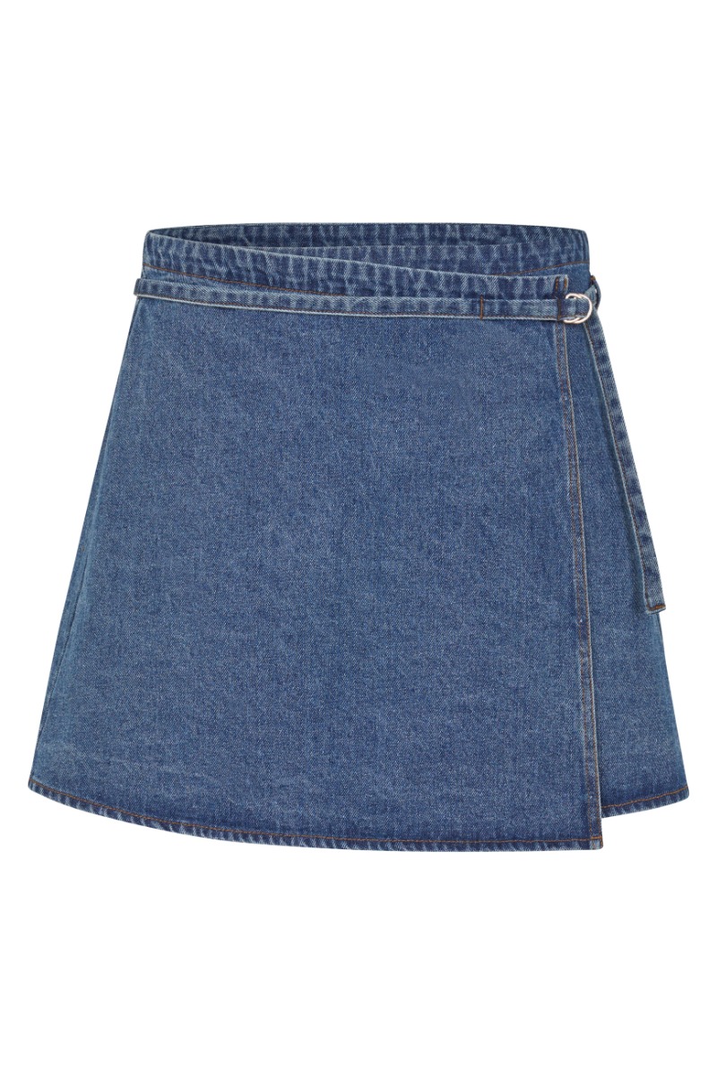 Global Funk - Nederdel - Caja B-G - Vintage Blue Wash