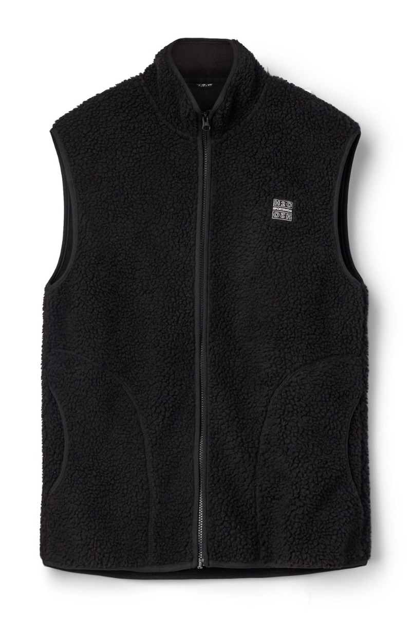 H2O - Vest - Langli Pile Waist Coat - Black H2O - Vest - Langli Pile Waist Coat - Black