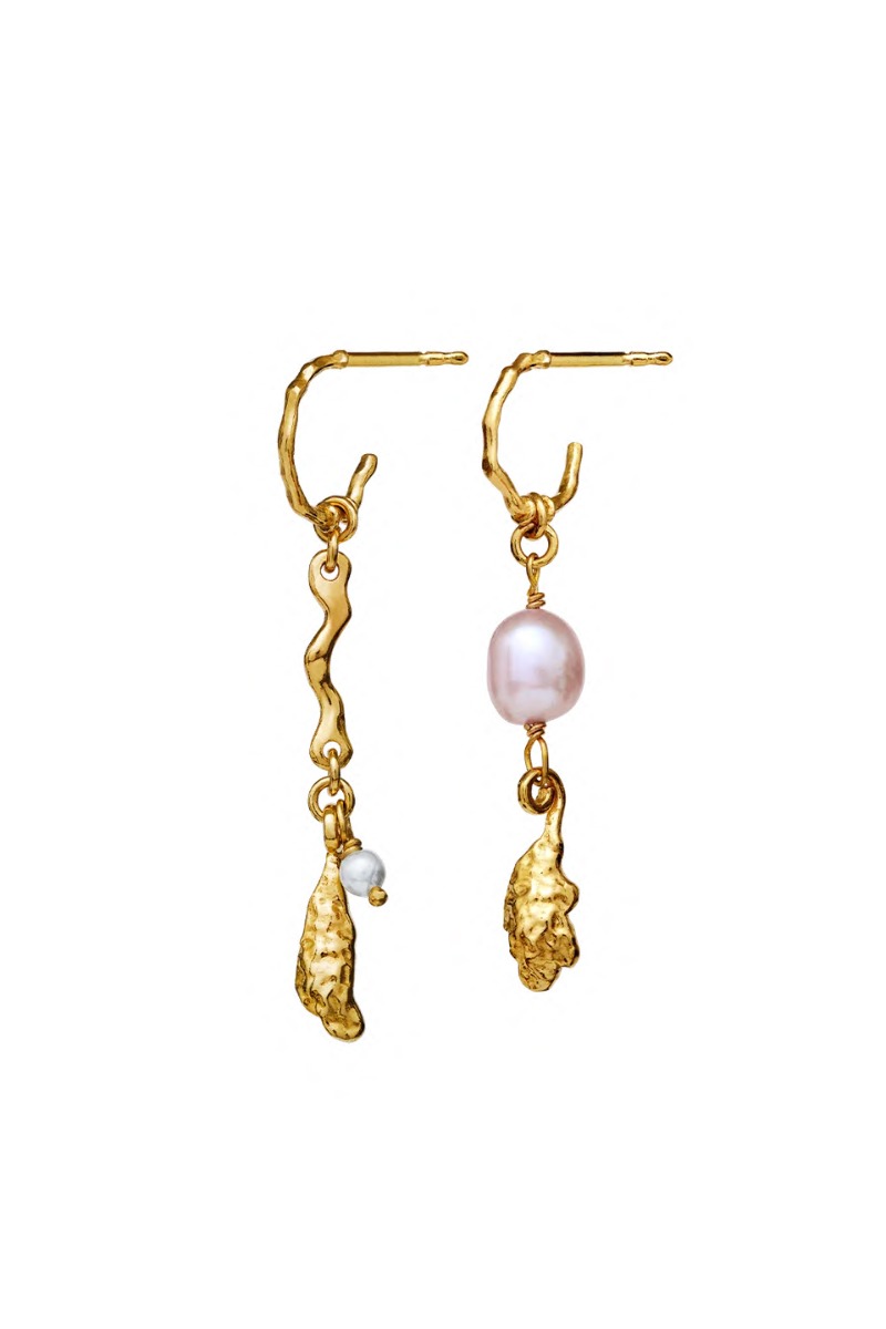 Maanesten - Øreringe - Lyric Earrings - Guld