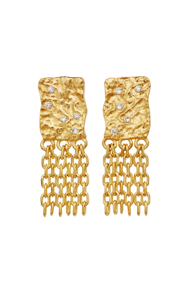Maanesten - Øreringe - Pietra Earrings - Guld
