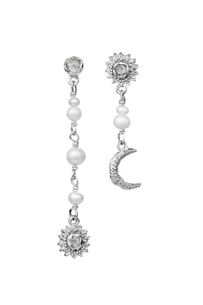 Maanesten - Øreringe - Sunniva Earrings - Sølv