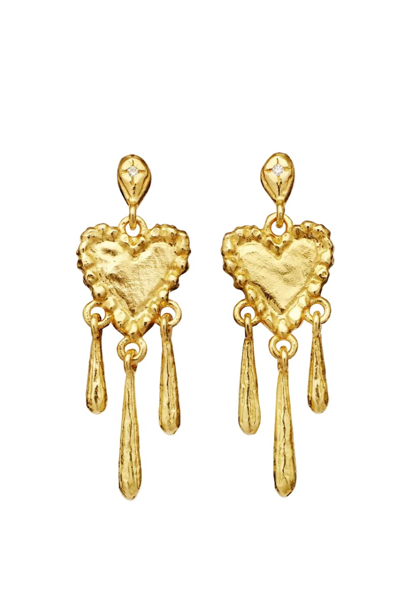 Maanesten - Øreringe - Trista Earrings - Guld