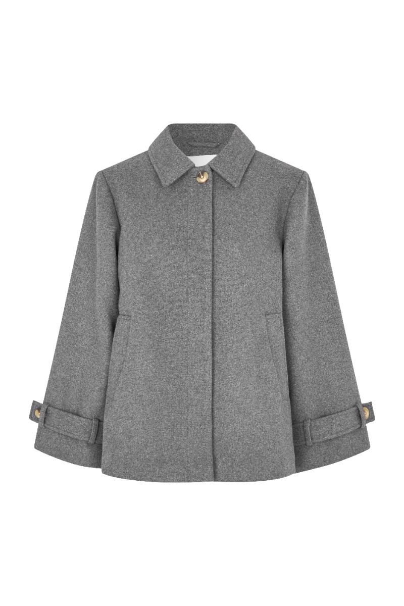 Modström - Jakke - Ofia Jacket - Dark Grey Melange Modström - Jakke - Ofia Jacket - Dark Grey Melange