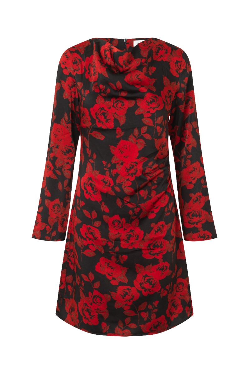 Modström - Kjole - Ruthiemd Print Dress - Racing Rose Modström - Kjole - Ruthiemd Print Dress - Racing Rose