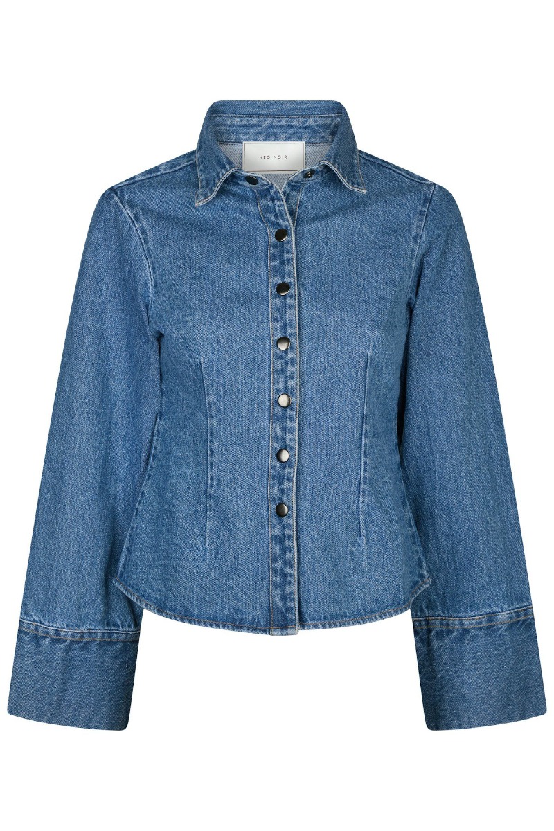 Neo Noir - Bluse - Rosa D Shirt - Vintage Blue