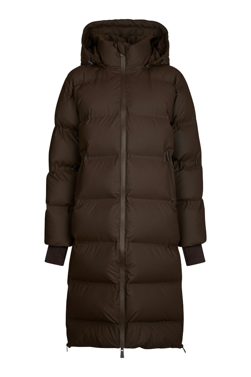 Neo Noir - Jakke - Viviana C Puffer Jacket - Dark brown