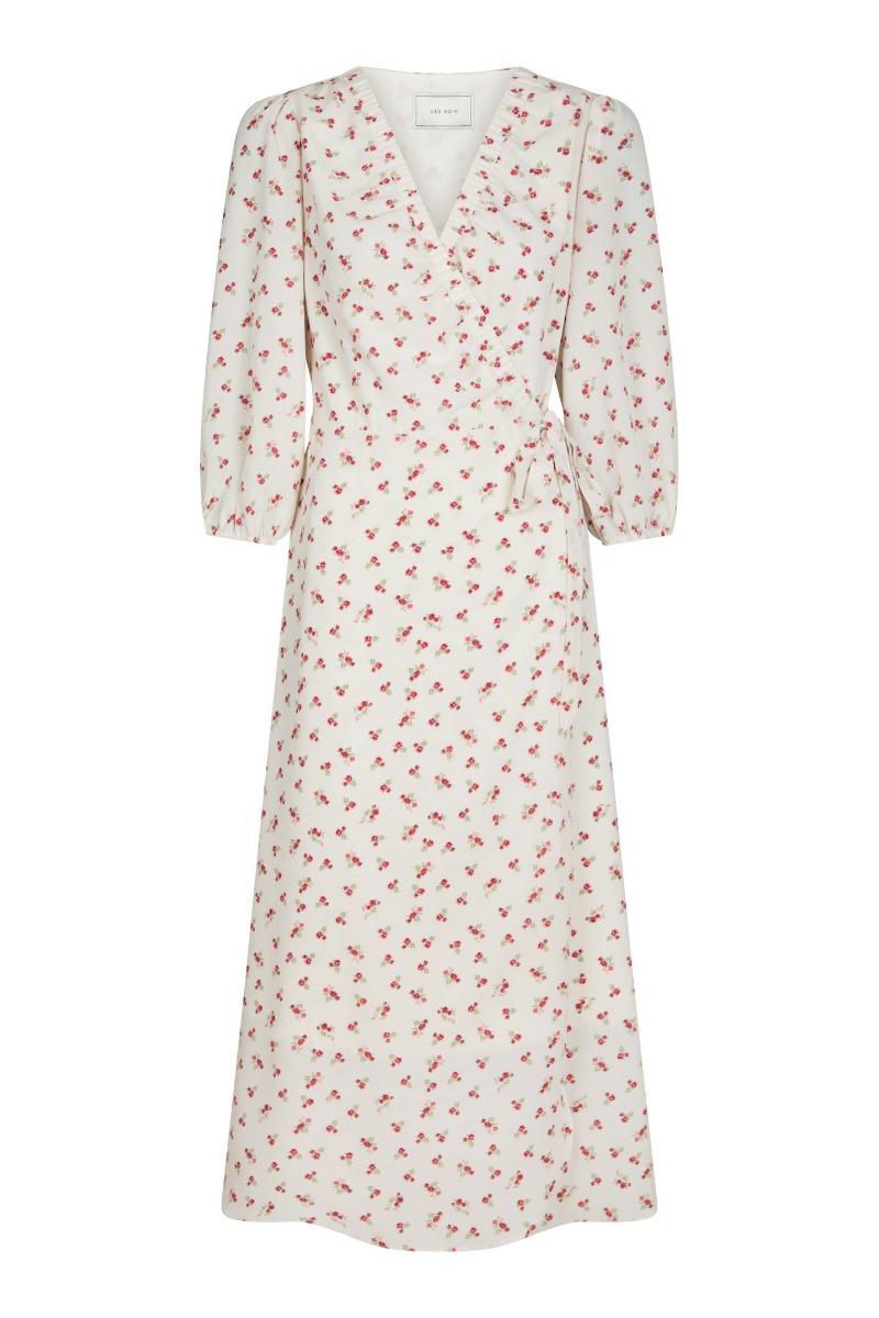 Neo Noir - Kjole - Malinga Simple Flower Dress - Red Neo Noir - Kjole - Malinga Simple Flower Dress - Red
