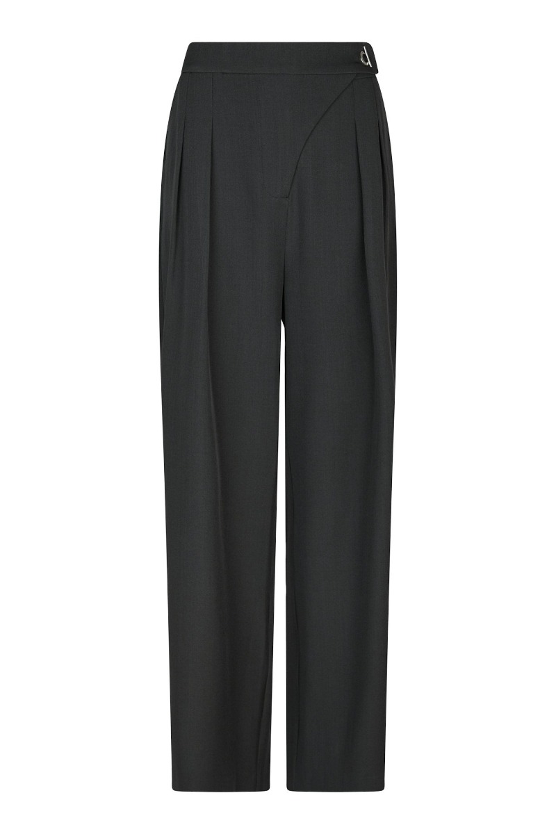 Neo Noir - Zalka Eyelet Pants - Dark Grey