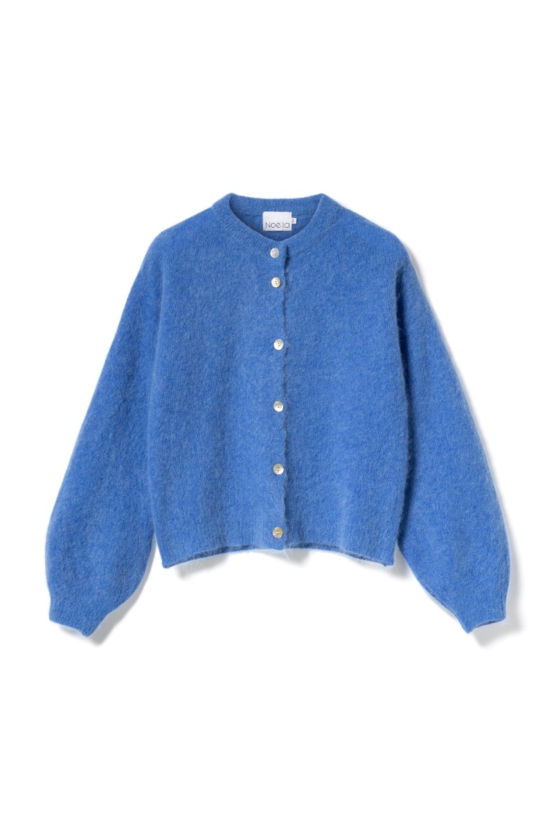 Noella - Cardigan - Kae Knit Cardigan - Dove Blue