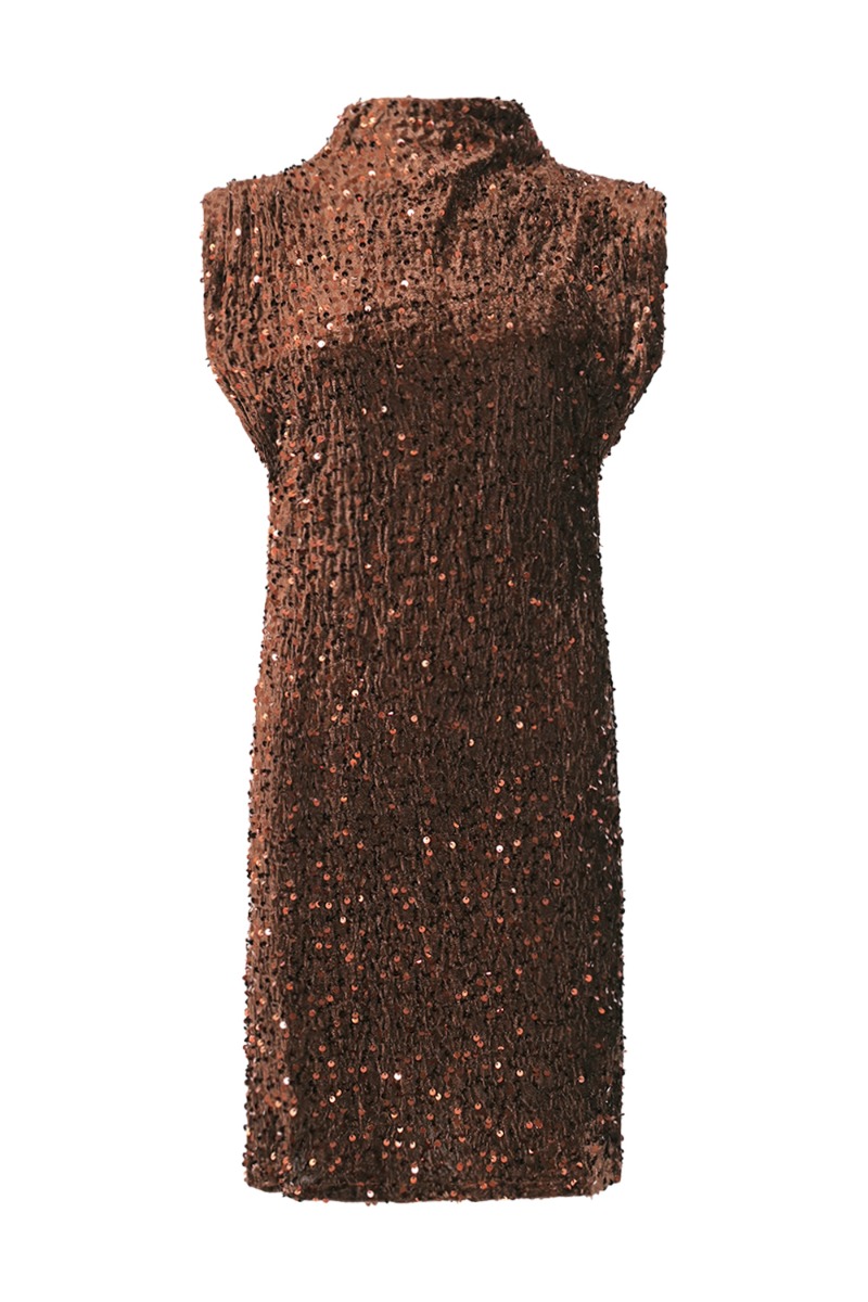 Noella - Kjole - Kali Dress - Chocolate Brown Noella - Kjole - Kali Dress - Chocolate Brown