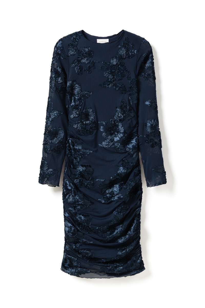 Noella - Kjole - Lavinia L/S Dress - Navy Noella - Kjole - Lavinia L/S Dress - Navy