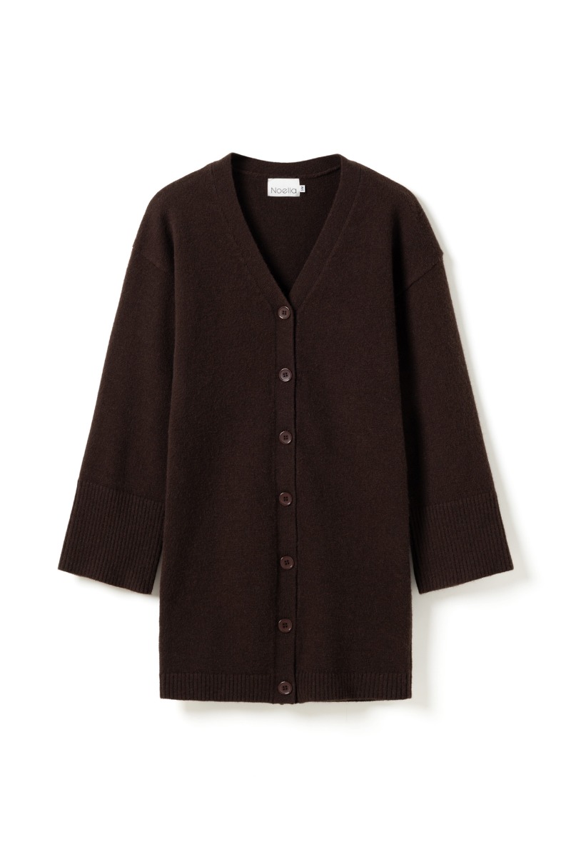 Noella - Kjole - Lenyxanna Knit Dress - Chocolate Noella - Kjole - Lenyxanna Knit Dress - Chocolate