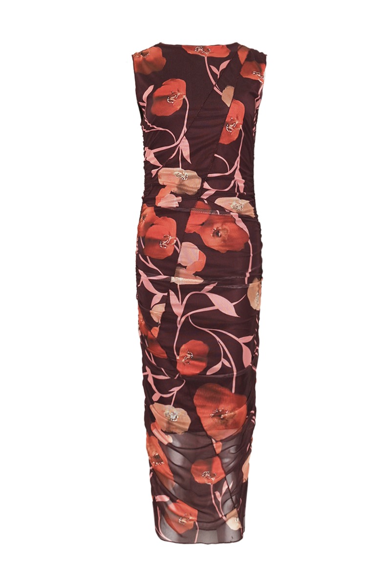 Noella - Kjole - Sutton Dress Caris - Red Print Noella - Kjole - Sutton Dress Caris - Red Print