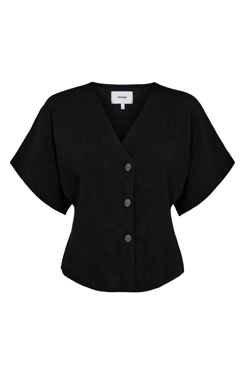 Nümp - Cardigan - Nulonna Cardigan - Caviar