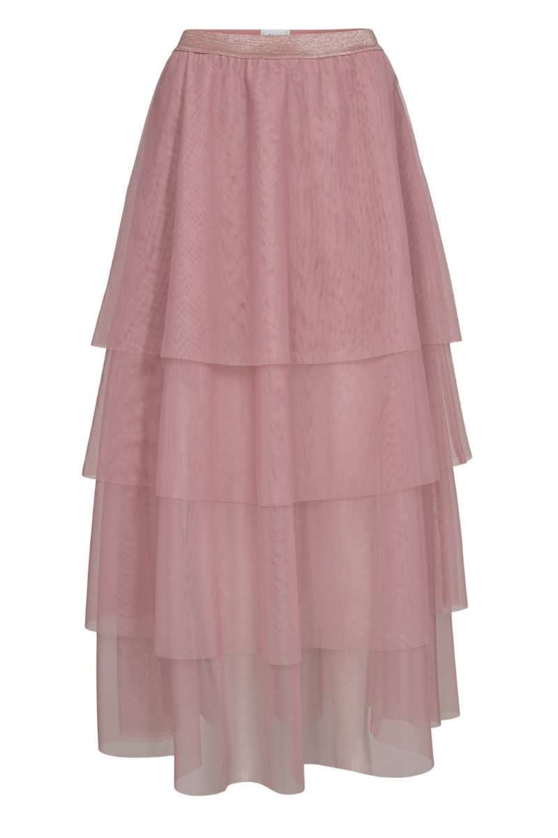 Nümp - Nederdel - Nuea Layer Skirt - Foxglove