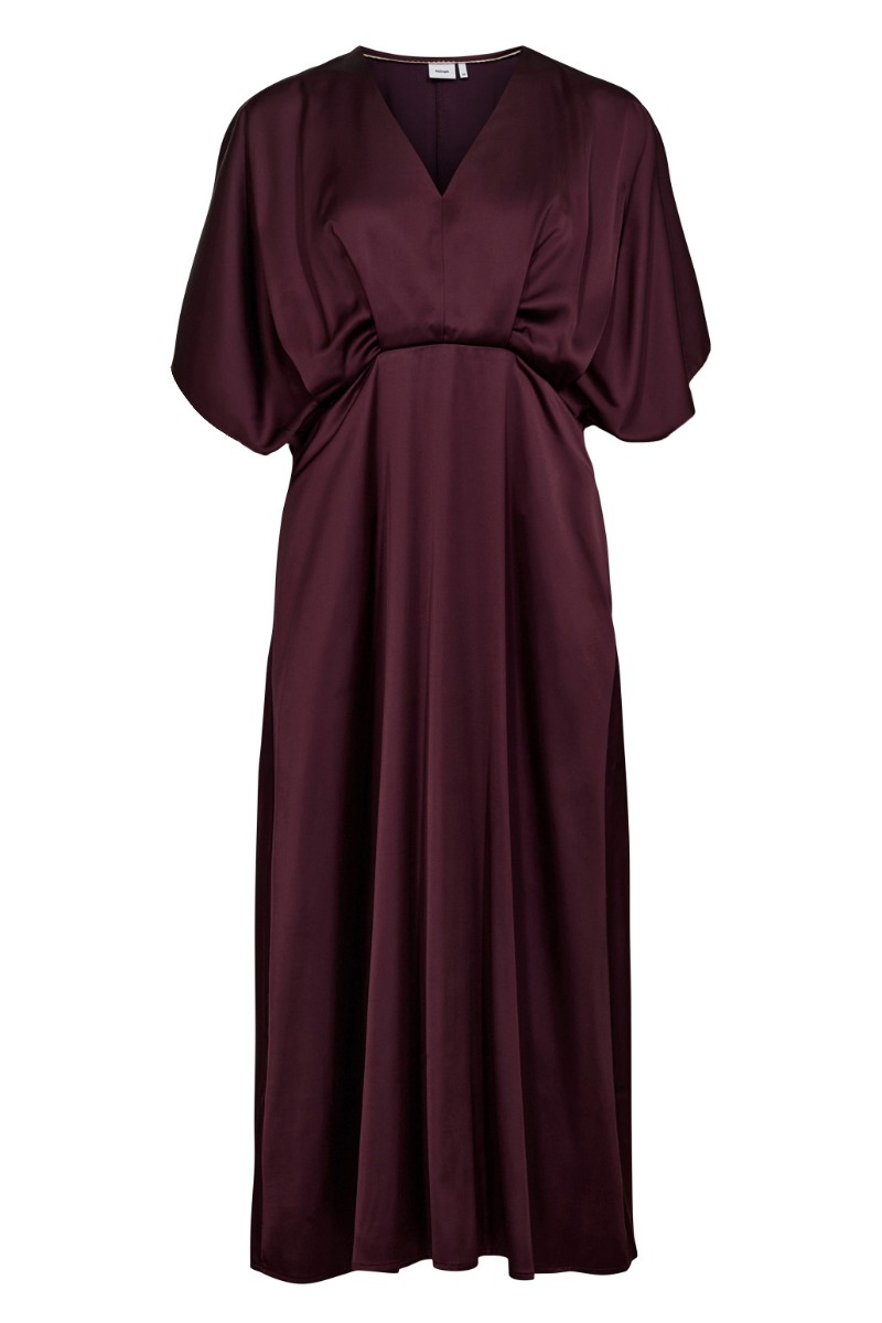 Nümph - Kjole - Santina Dress W/O Lace - Winetasting Nümph - Kjole - Santina Dress W/O Lace - Winetasting