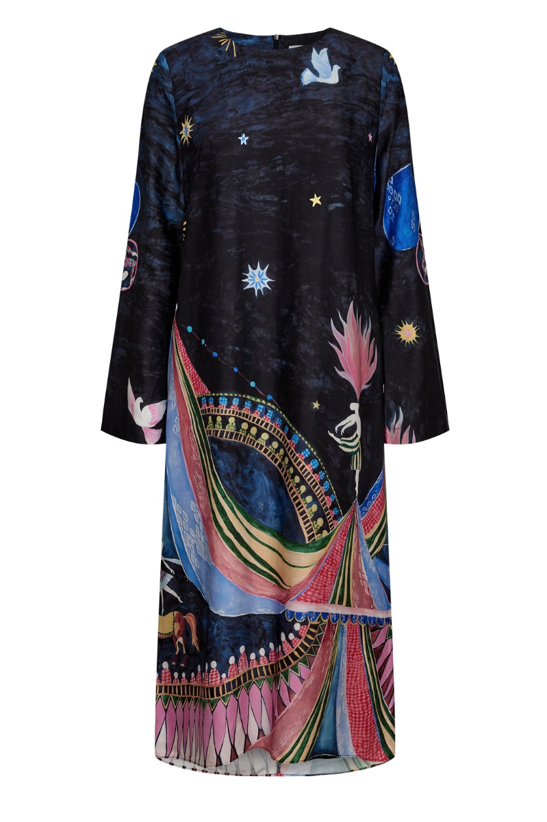 Nümph - Kjole - Starla Dress - Obsidian