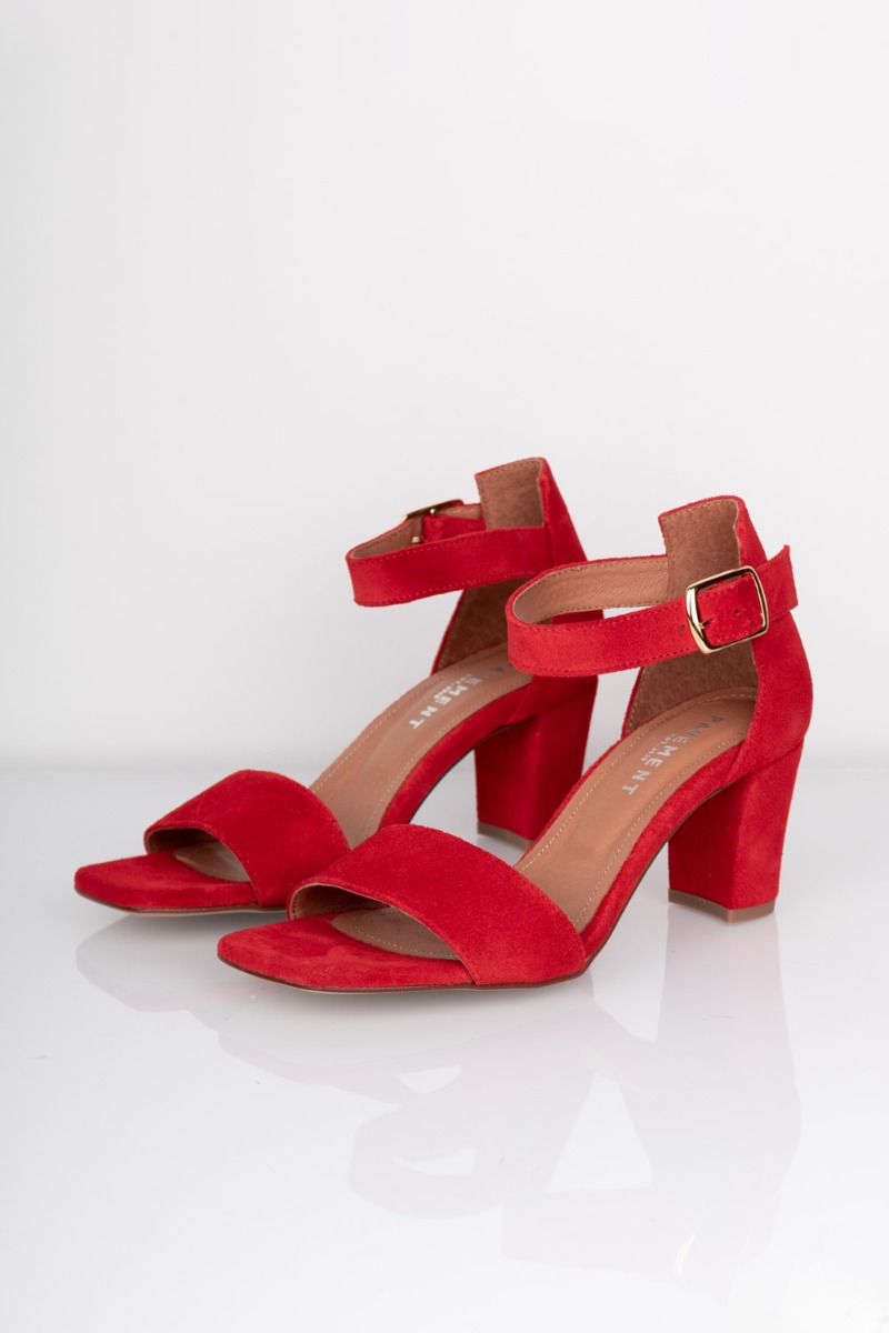 Pavement - Stiletter - Lykke - Red Suede Pavement - Stiletter - Lykke - Red Suede