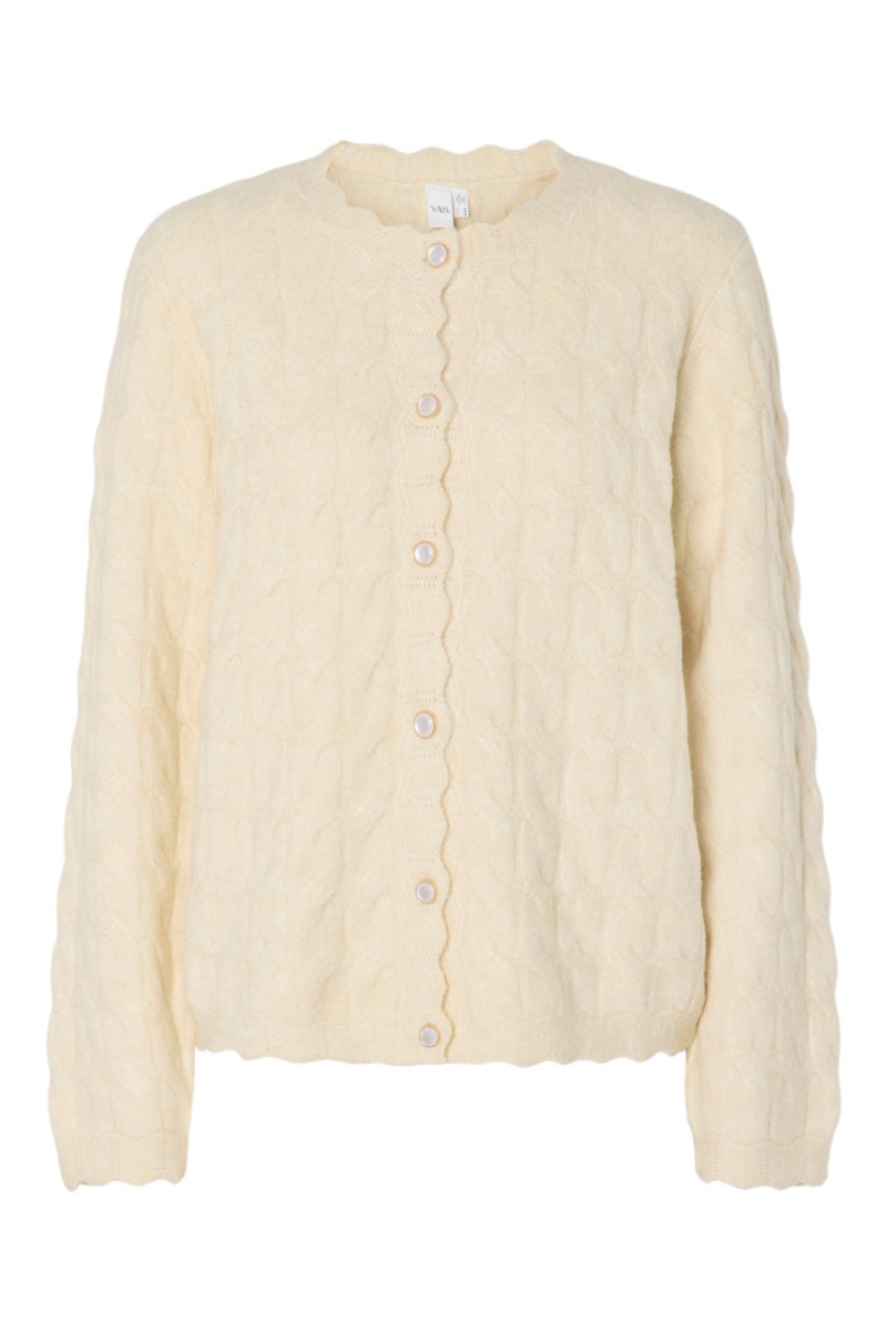 Y.A.S - Cardigan - Bubera LS Knit Cardigan - Birch