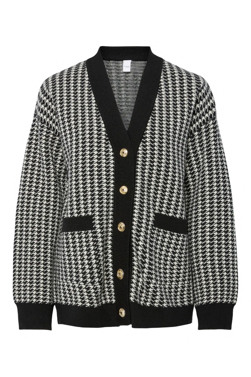 Y.A.S - Cardigan - Livo LS Knit Cardigan - Black