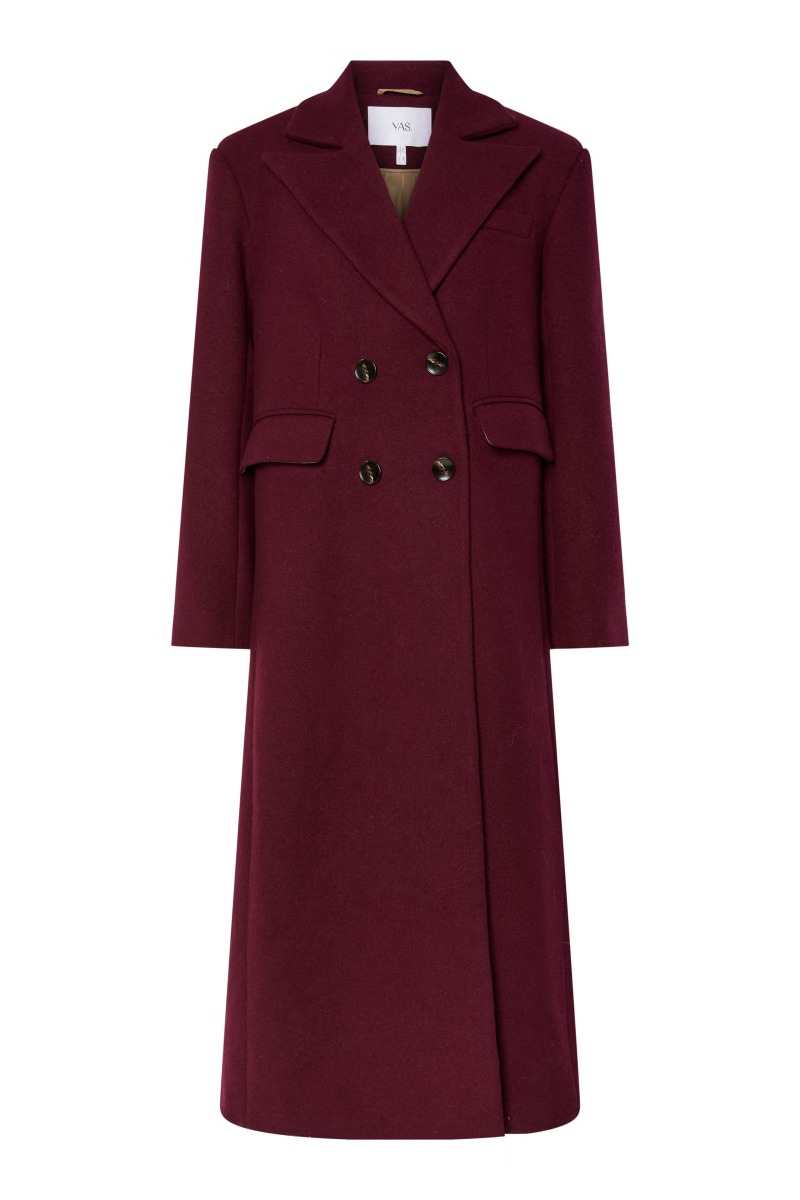 Y.A.S - Jakke - Royla LS Long Coat - Port Royale