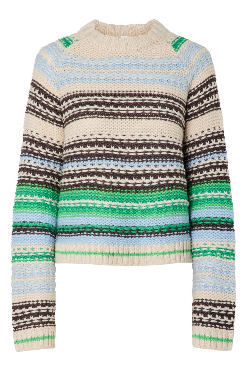 Y.A.S - Strik - Bibi LS Knit Pullover - Clear Sky