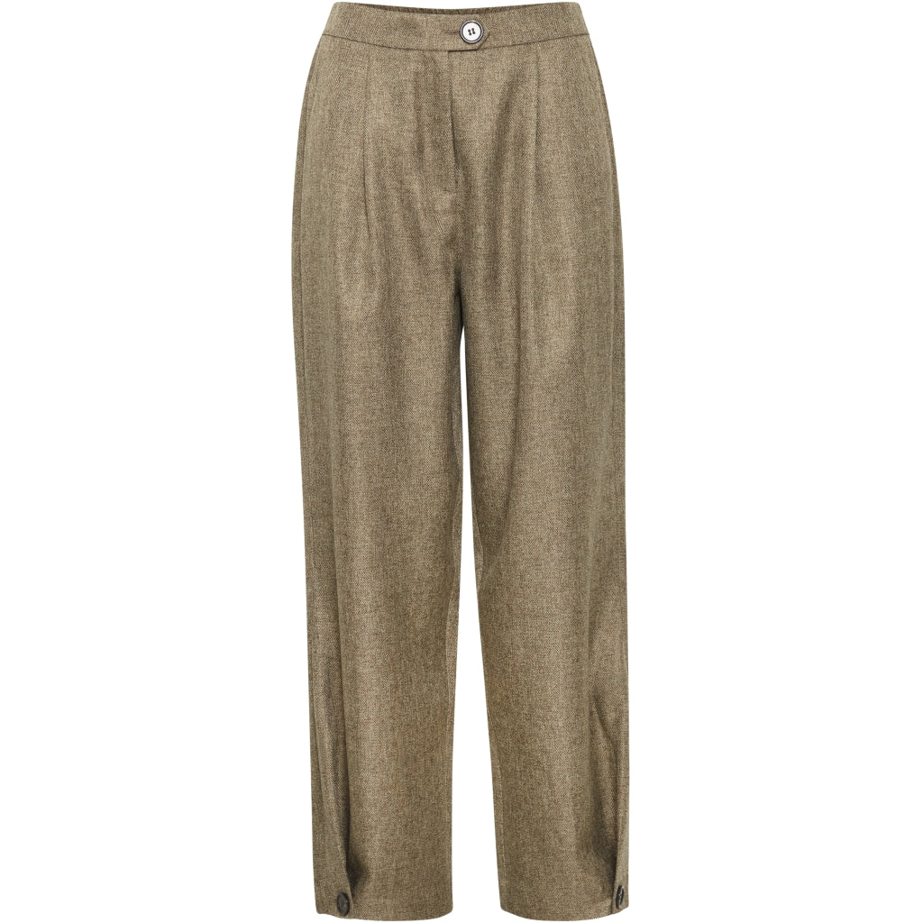 B.YOUNG dame bukser BYESTNIO - Military Olive Melange