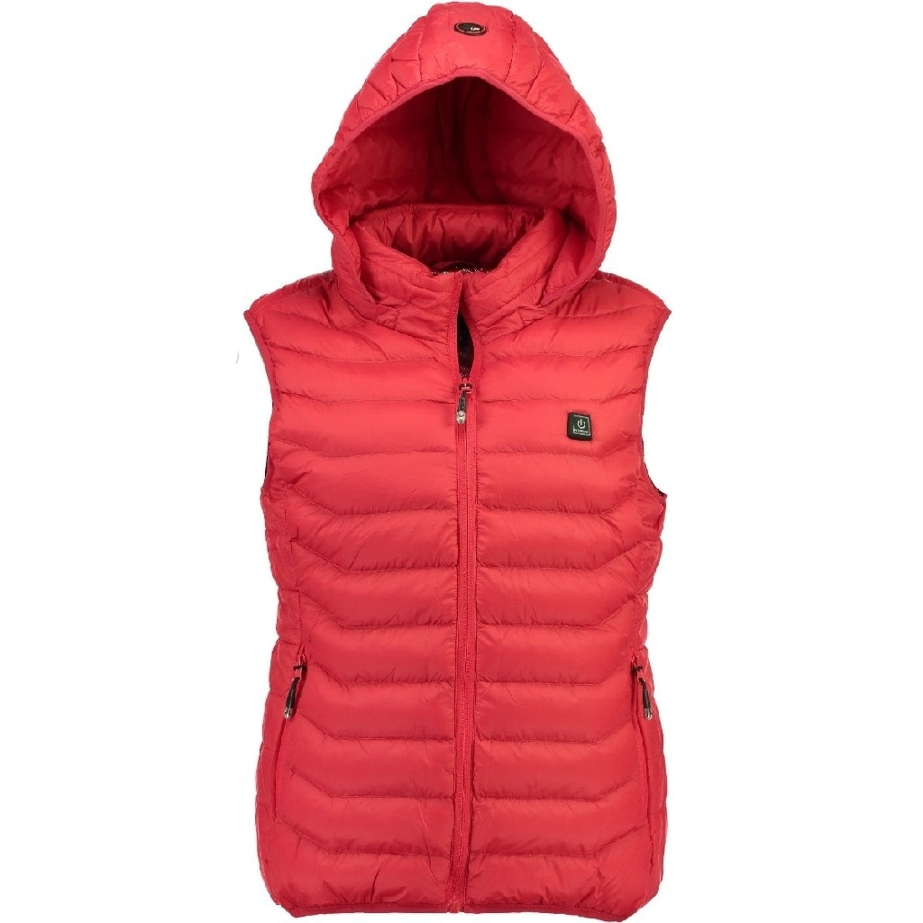 GEOGRAPHICAL NORWAY Vest Dame WARM UP VEST - Red GEOGRAPHICAL NORWAY Vest Dame WARM UP VEST - Red