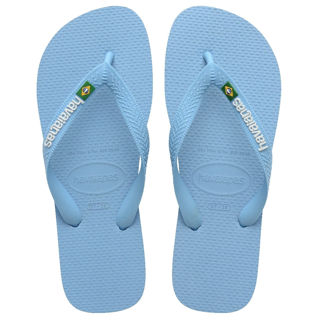 Havaianas Slippers Unisex Brazil Logo 4110850 - BlueLavender/White