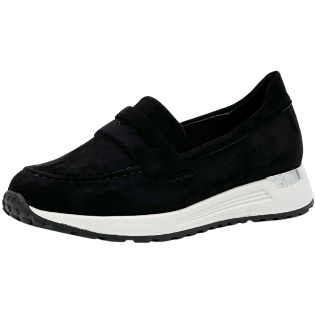 Mariella dame loafers QQ-250 - Black Mariella dame loafers QQ-250 - Black