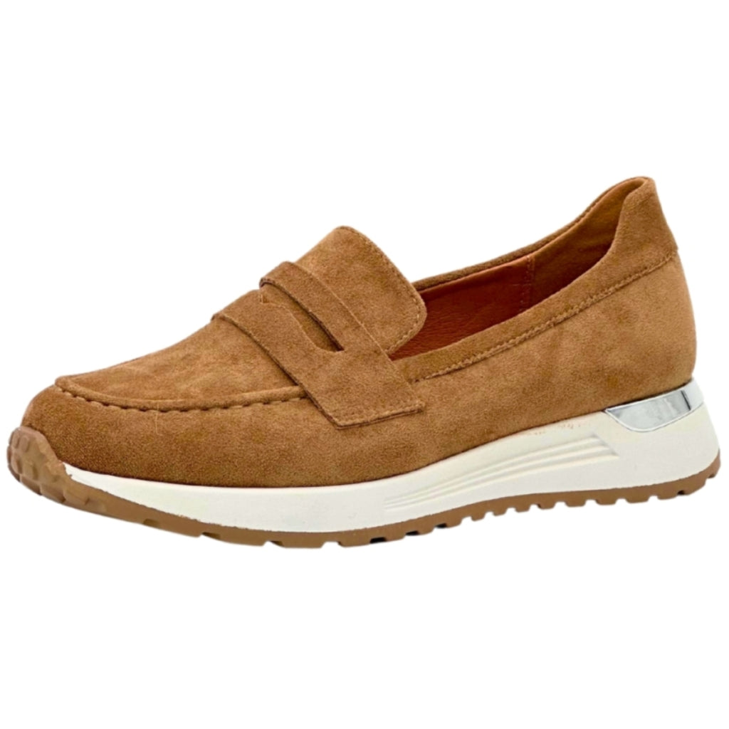 Mariella dame loafers QQ-250 - Kaki