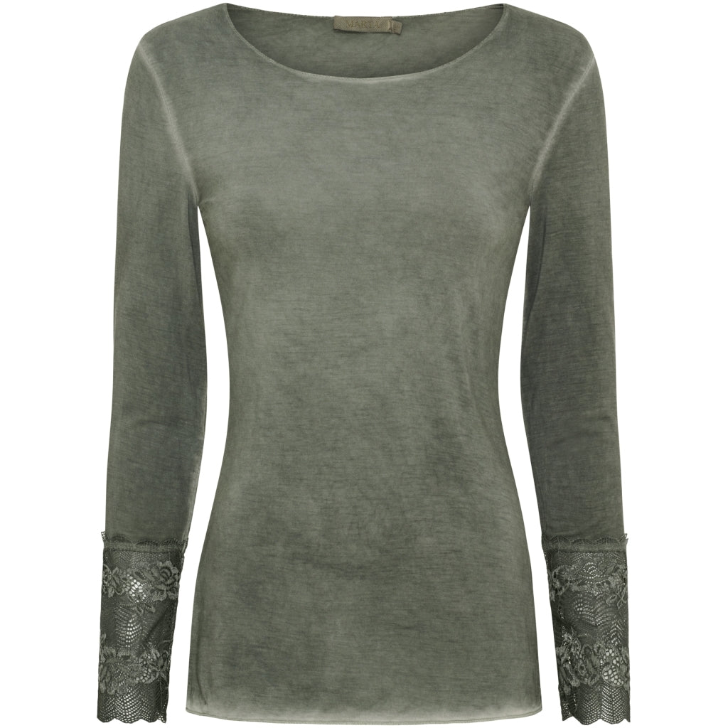 Marta Du Chateau dame bluse 11297 - Military
