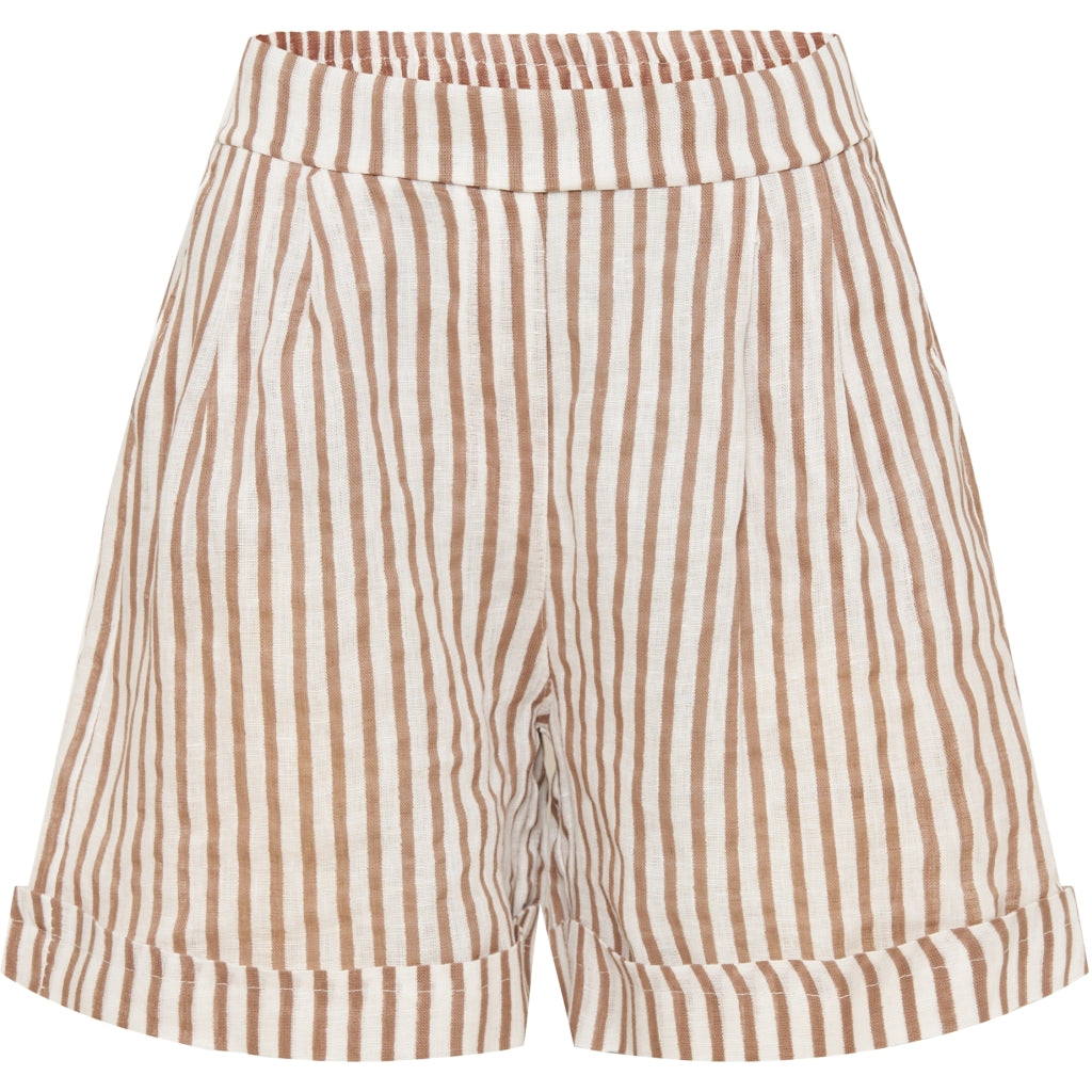 Marta Du Chateau dame shorts 61072 - Caramel Stripe Marta Du Chateau dame shorts 61072 - Caramel Stripe