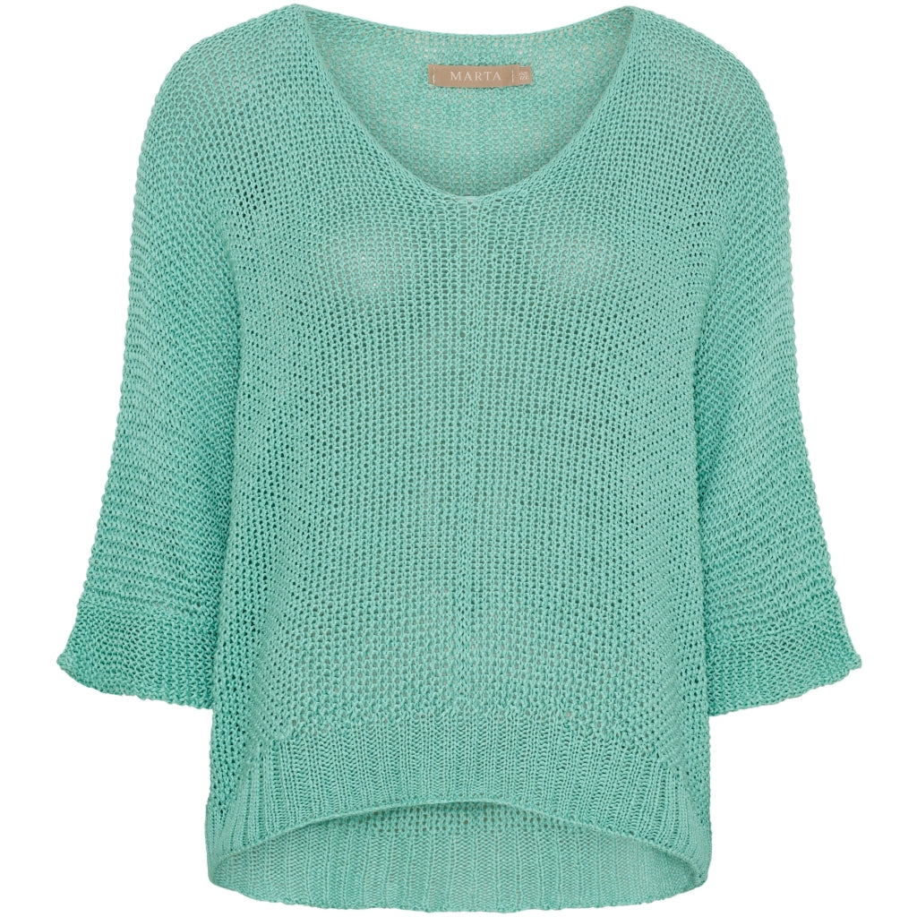 Marta Du Chateau dame strik 7010 - Aqua Marta Du Chateau dame strik 7010 - Aqua