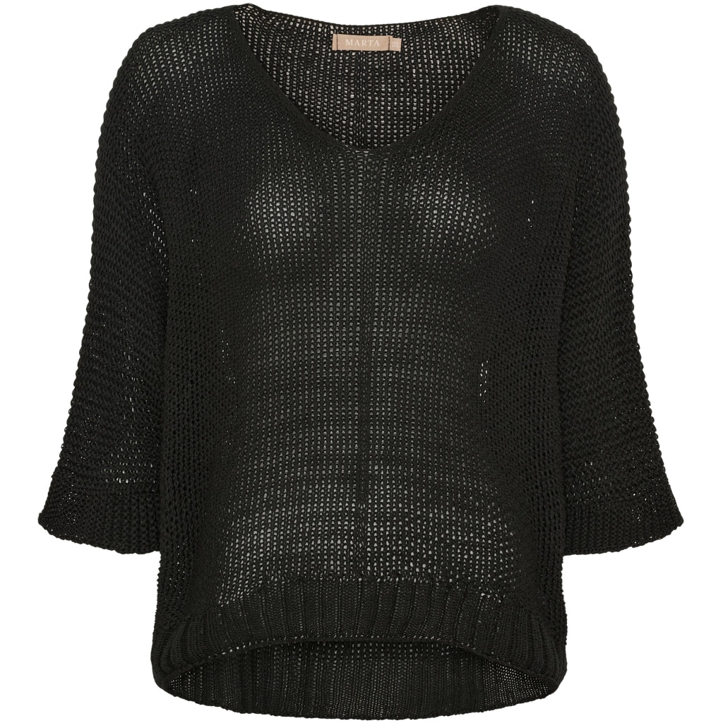 Marta Du Chateau dame strik 7010 - Black Marta Du Chateau dame strik 7010 - Black