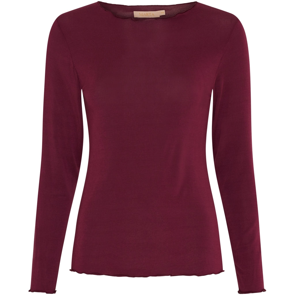 Marta Du Chateau dame t-shirt MdcLeonora 5894 - Wine